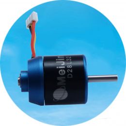 D28L32 three-phase DC brushless external rotor motor (motor design: non inductive, external rotor)